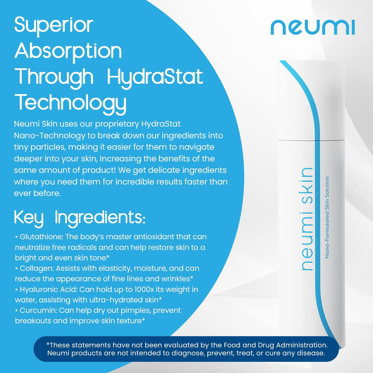NEUMI SKIN packaging front view highlights premium hydration choice