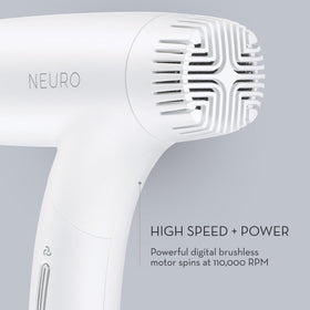 Neuro Dry+ Global Edition dual-voltage logo highlights worldwide compatibility.