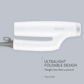 Neuro Dry+ Global Edition folded compact design saves luggage space.