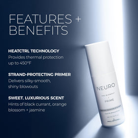 Close-up of Neuro Prime HeatCTRL formula for thermal protection.