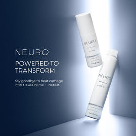 Packaging of Neuro Prime HeatCTRL primer emphasizes easy heat protection.
