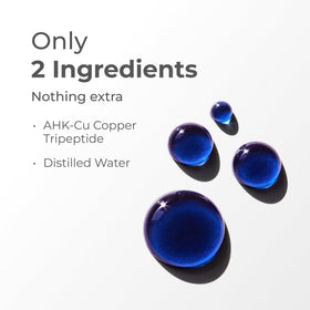 Neurogan AHK-Cu Hair Elixir applied to a dry scalp for comfort.