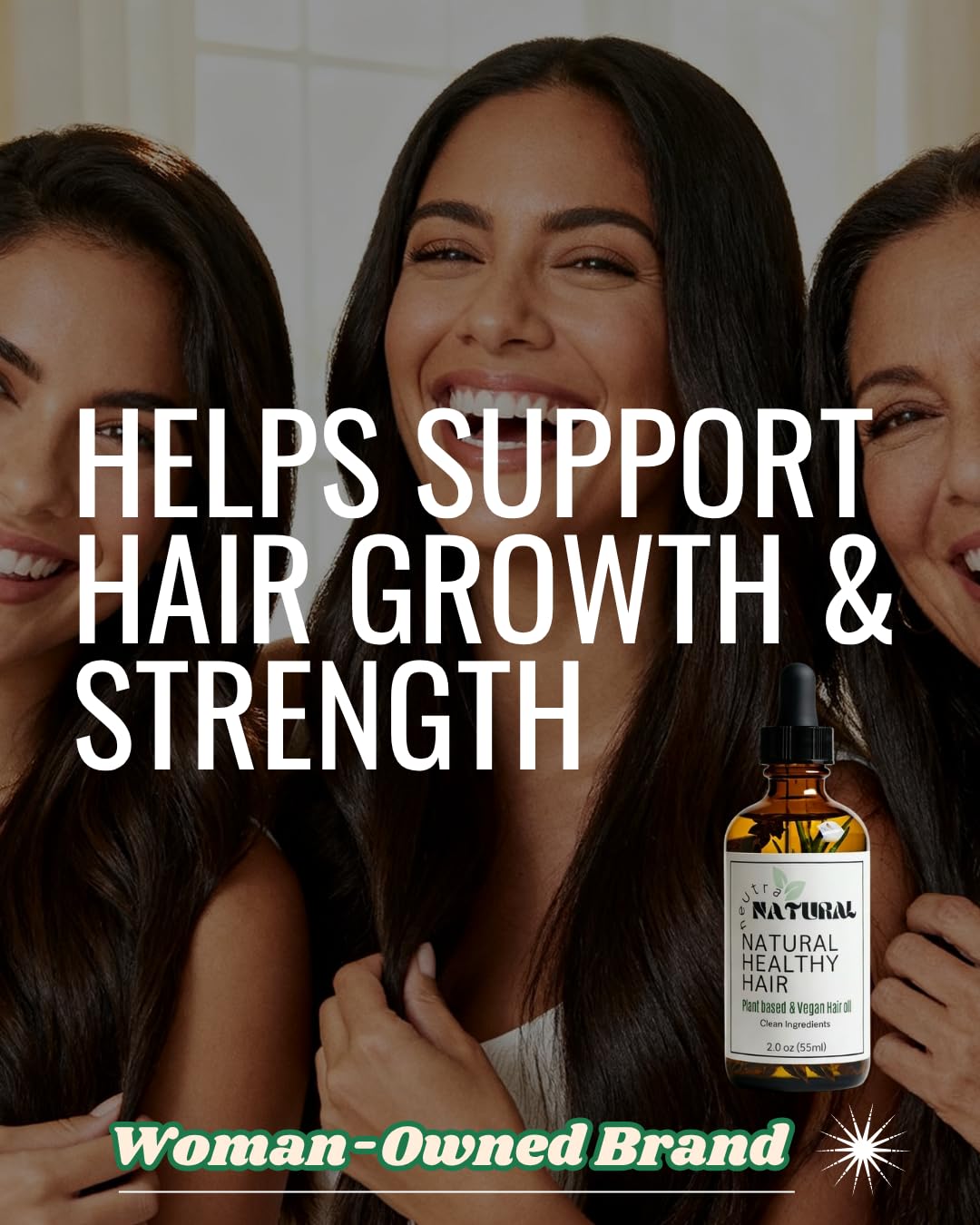 Neutra Natural Rosemary Hair Growth Oil dropper dispense supports easy scalp application.