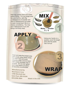 Neutripure DIY Body Wrap includes a Creation Guide to customize with common items at home.