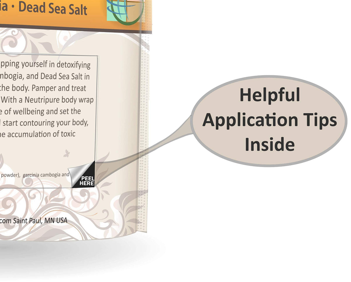 Neutripure DIY Body Wrap uses a dry powder form for a pure, preservative-free experience.