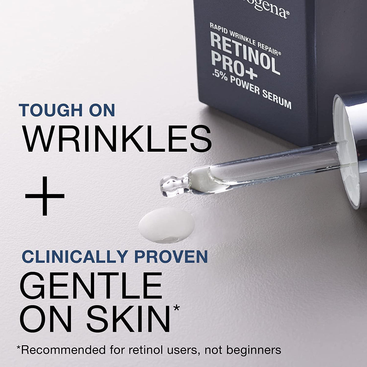 Neutrogena Age Perfect Midnight Serum packaging shown for nighttime rejuvenation