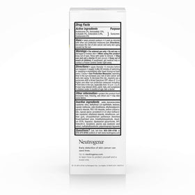 Dermatologist-tested badge on Neutrogena Age Shield SPF 70 package.