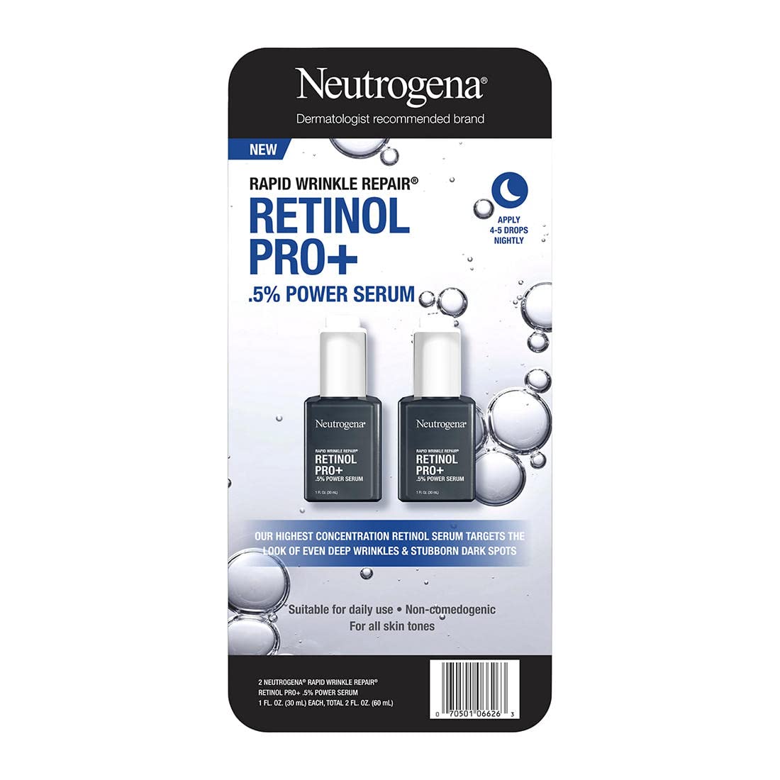 Neutrogena Eye Cream sample included in packaging for potential eye area care