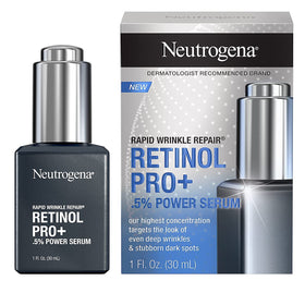 Neutrogena Face and neck serum on skin contact for hydrated, firmer appearance