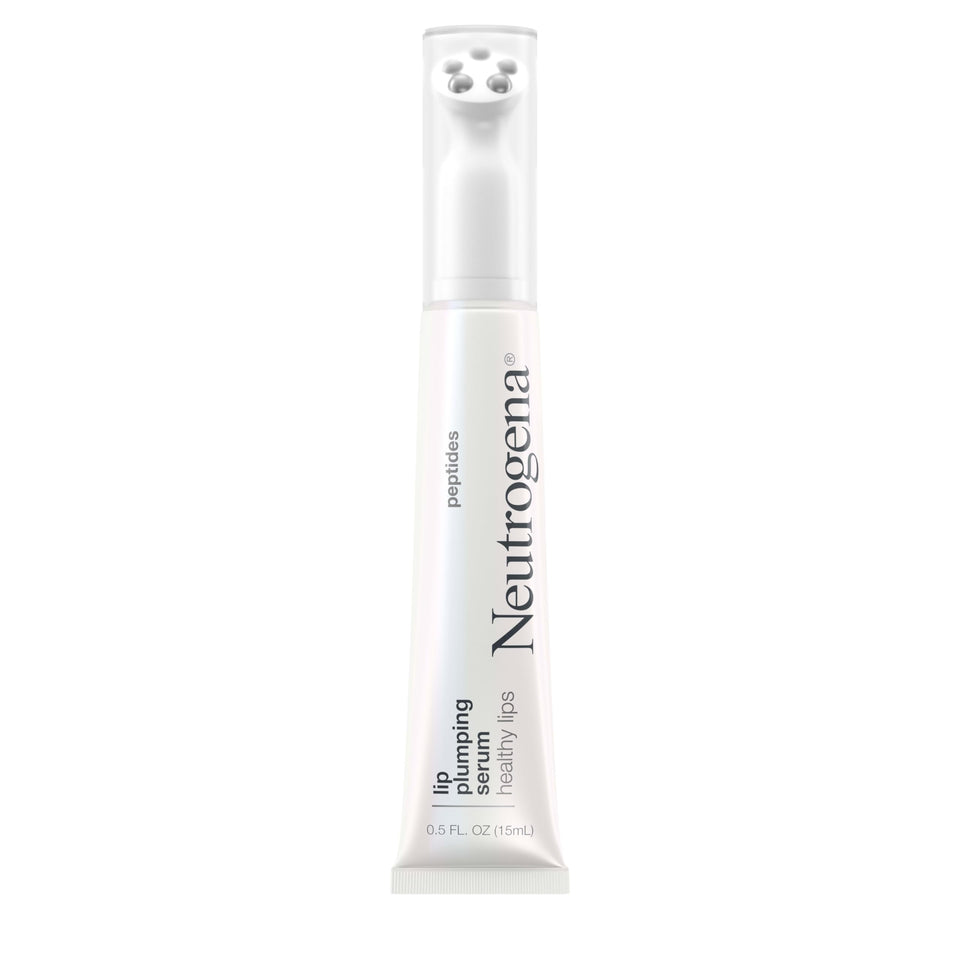 Neutrogena Healthy Lips Plumping Serum bottle for easy on-the-go lip conditioning.