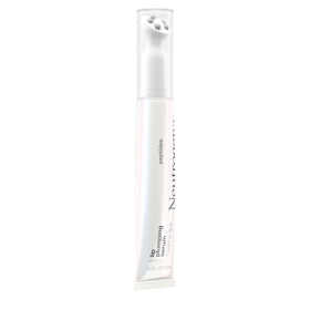 Neutrogena Healthy Lips Plumping Serum closeup shows peptides and antioxidants for nourishment.