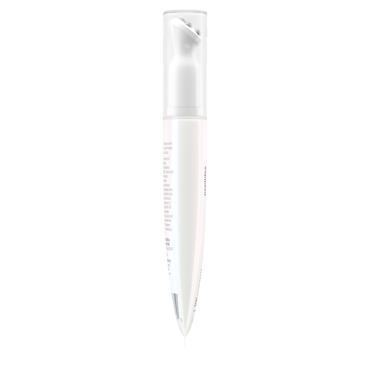 Neutrogena Healthy Lips Plumping Serum texture swirl highlights its lightweight, smooth feel.