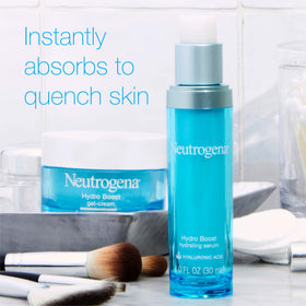 Neutrogena Hydro Boost Serum texture closeup showing lightweight gel.