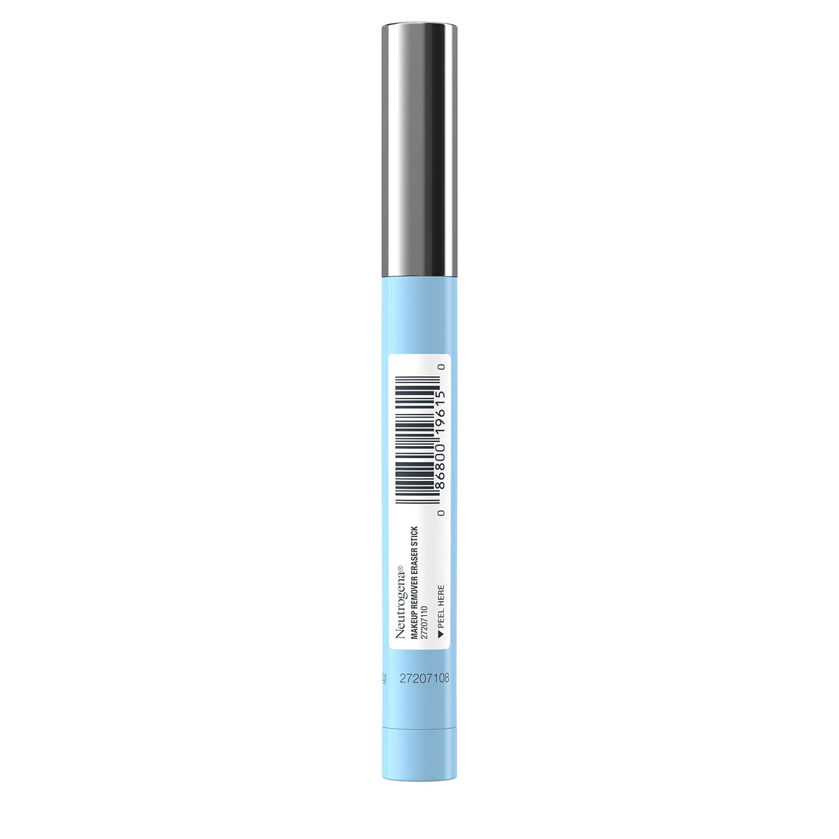 Neutrogena Eraser Stick shown inside a minimalist bag for easy access.