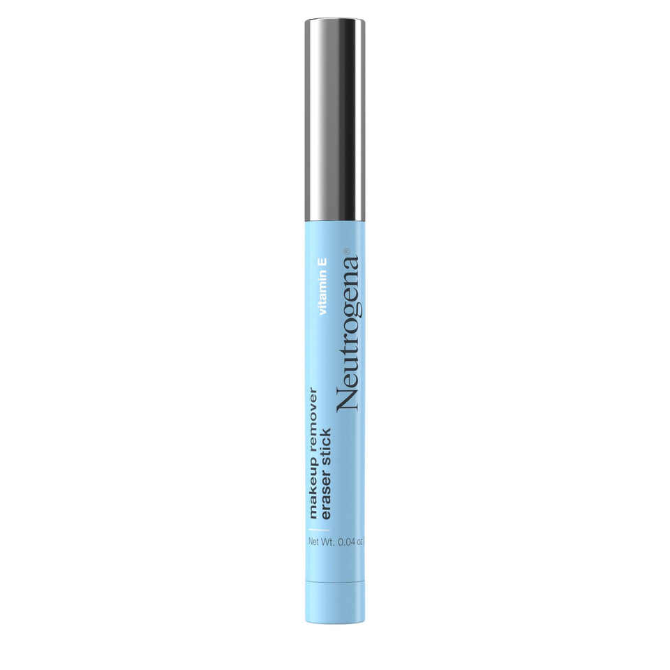 Neutrogena Makeup Remover Eraser Stick packaging, ideal travel companion for quick touch-ups.