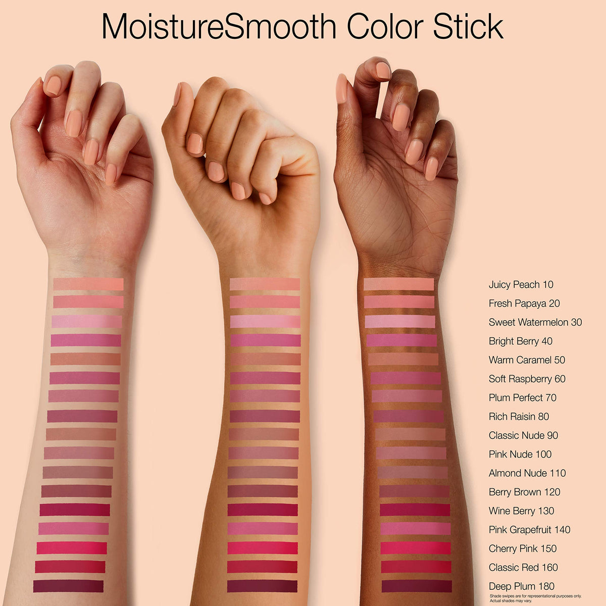 Neutrogena MoistureSmooth twist-up mechanism ready for easy application