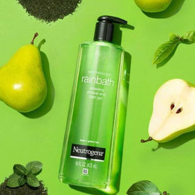Neutrogena Rainbath Renewing shave-use demonstrates smooth skin prep before grooming.