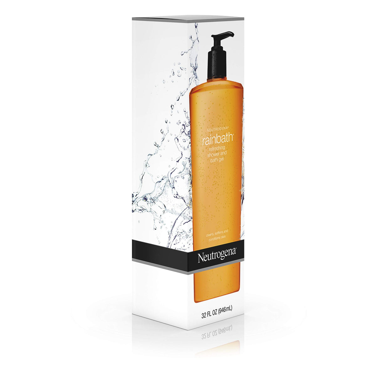 Neutrogena Rainbath rich lather showing luxurious bubbles.