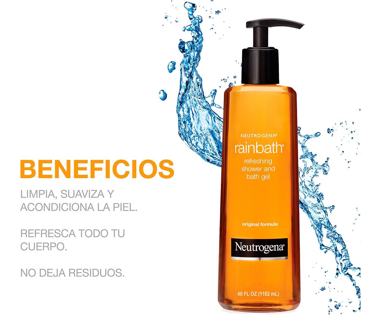 Neutrogena Rainbath shaving gel application for skin-smoothing prep