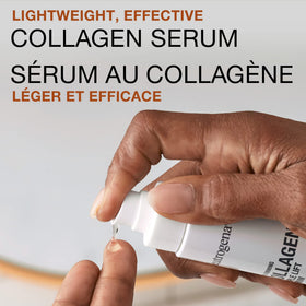 Neutrogena Rapid Firming Collagen Triple Lift Serum pump dispensing lightweight formula