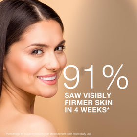 Neutrogena Rapid Firming Peptide Eye Cream dispensing close-up illustrating easy twice-daily use