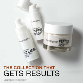 Neutrogena Rapid Firming Peptide Eye Cream duo-pack imagery for morning and night care