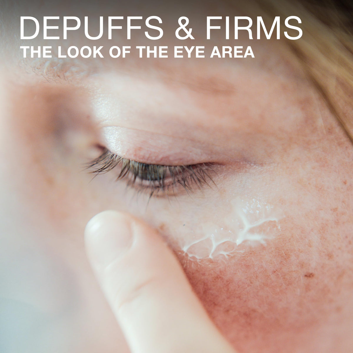 Neutrogena Rapid Firming Peptide Eye Cream tube application showing brightening potential