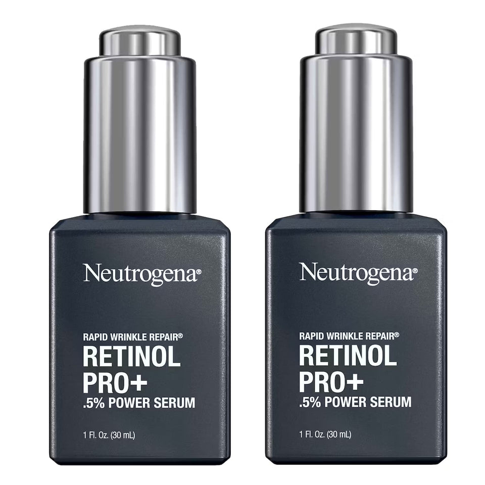 Neutrogena Rapid Wrinkle Repair Retinol ProPlus bottle close-up for anti-aging care