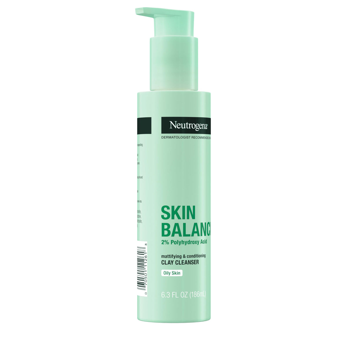 Label on Neutrogena bottle highlights paraben- and dye-free formula