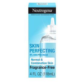 Neutrogena Skin Perfecting bottle pour for easy daily application.