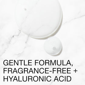 Fragrance-free badge on Neutrogena exfoliant bottle supports sensitive users.