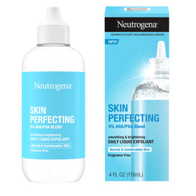 Neutrogena Skin Perfecting pore detail emphasizes reduced appearance of pores with regular use.