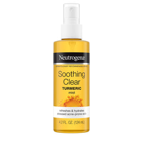 Neutrogena Soothing Clear Turmeric Mist bottle front showing label and product name for refreshment