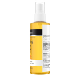 Flatlay of Neutrogena Turmeric Mist package with clean packaging design