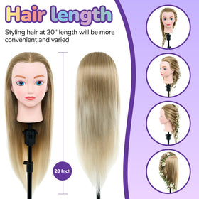 Neverland hair-styling head supports DIY play and imaginative design.