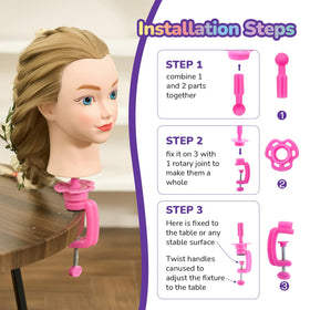 Neverland mannequin head gift set inspires budding hair artists.