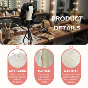 Neverland hair brush and clips to quickly adjust wigs during styling sessions.