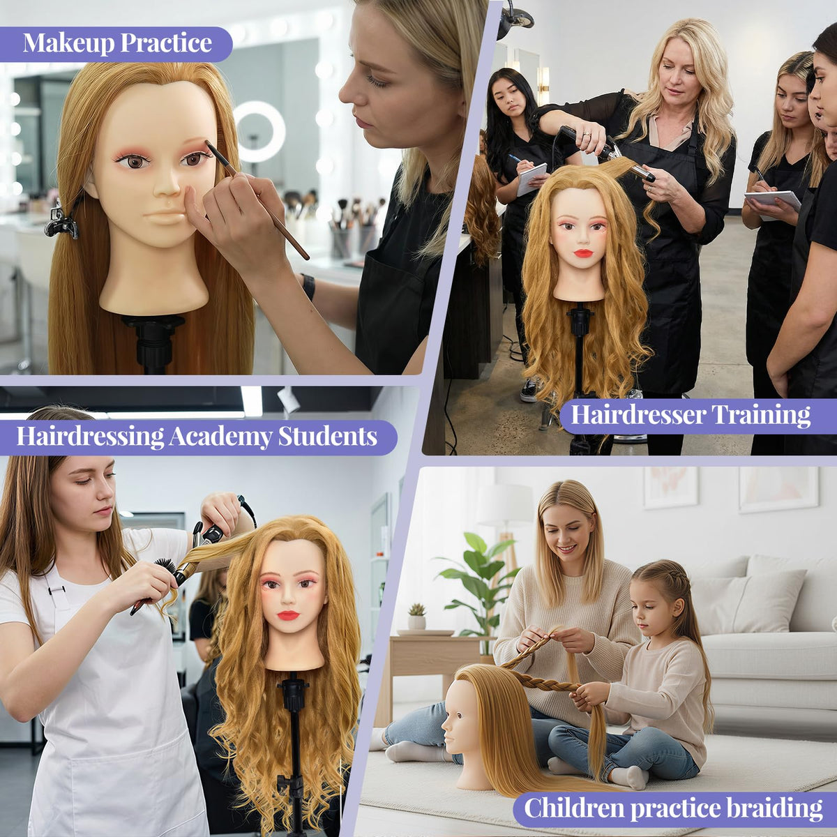 Neverland odor-free hair aids focused makeup and styling sessions