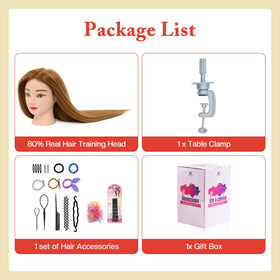Neverland professional hair styling head ideal for education and demonstrations.