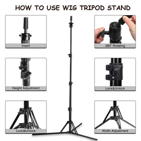 Neverland table stand with clamp attachment for secure display