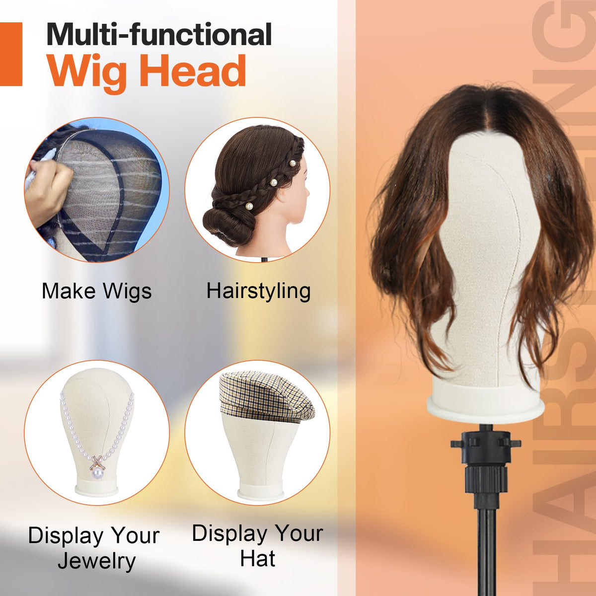 Neverland wig cap set keeps practice sessions organized and ready