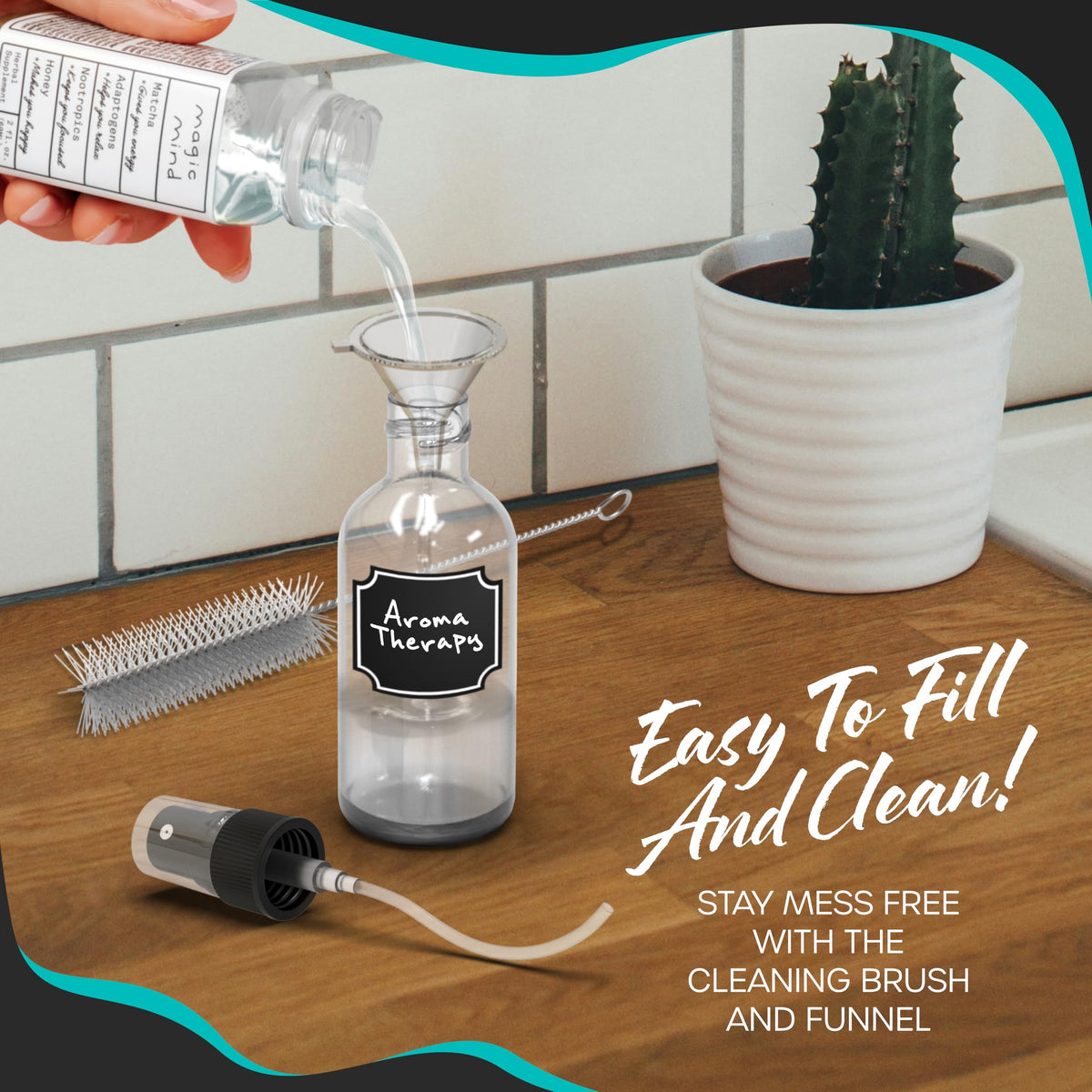 Nevlers travel-size 2oz spray bottle kit ideal for DIY blends