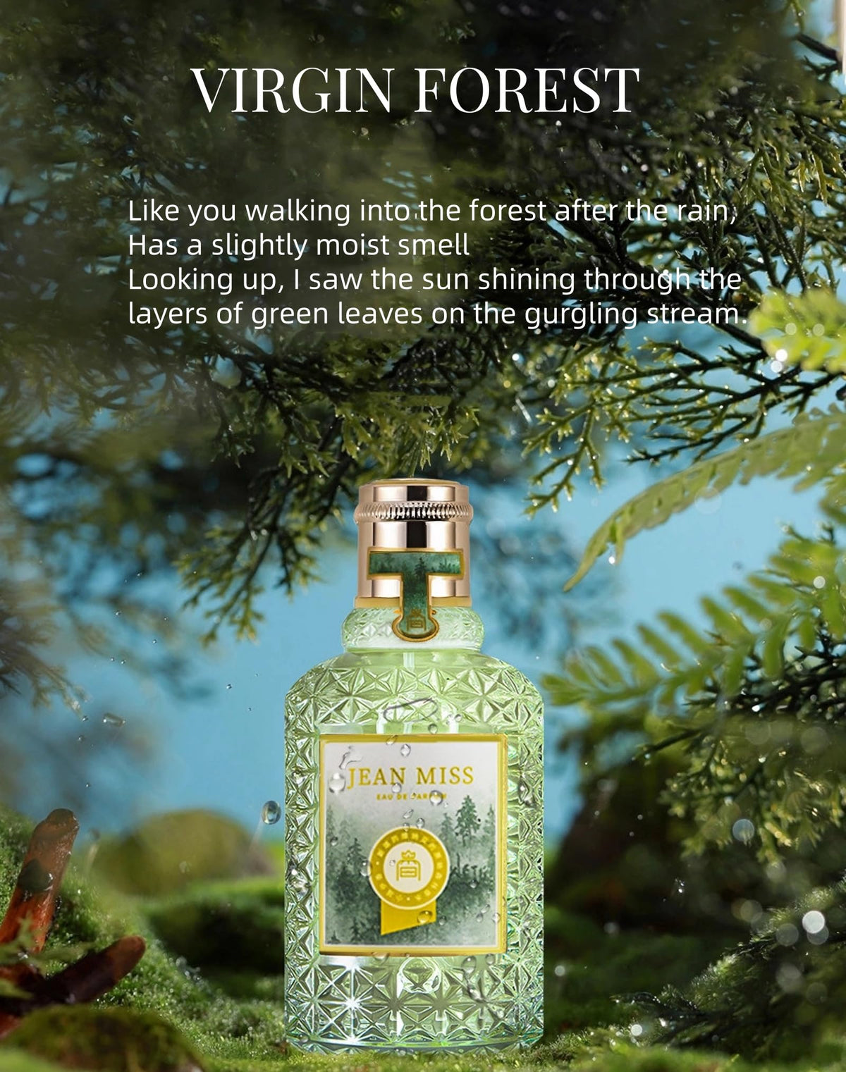 New Cover Floral & Woodsy bottle-closeup highlighting premium glass and lasting impression.