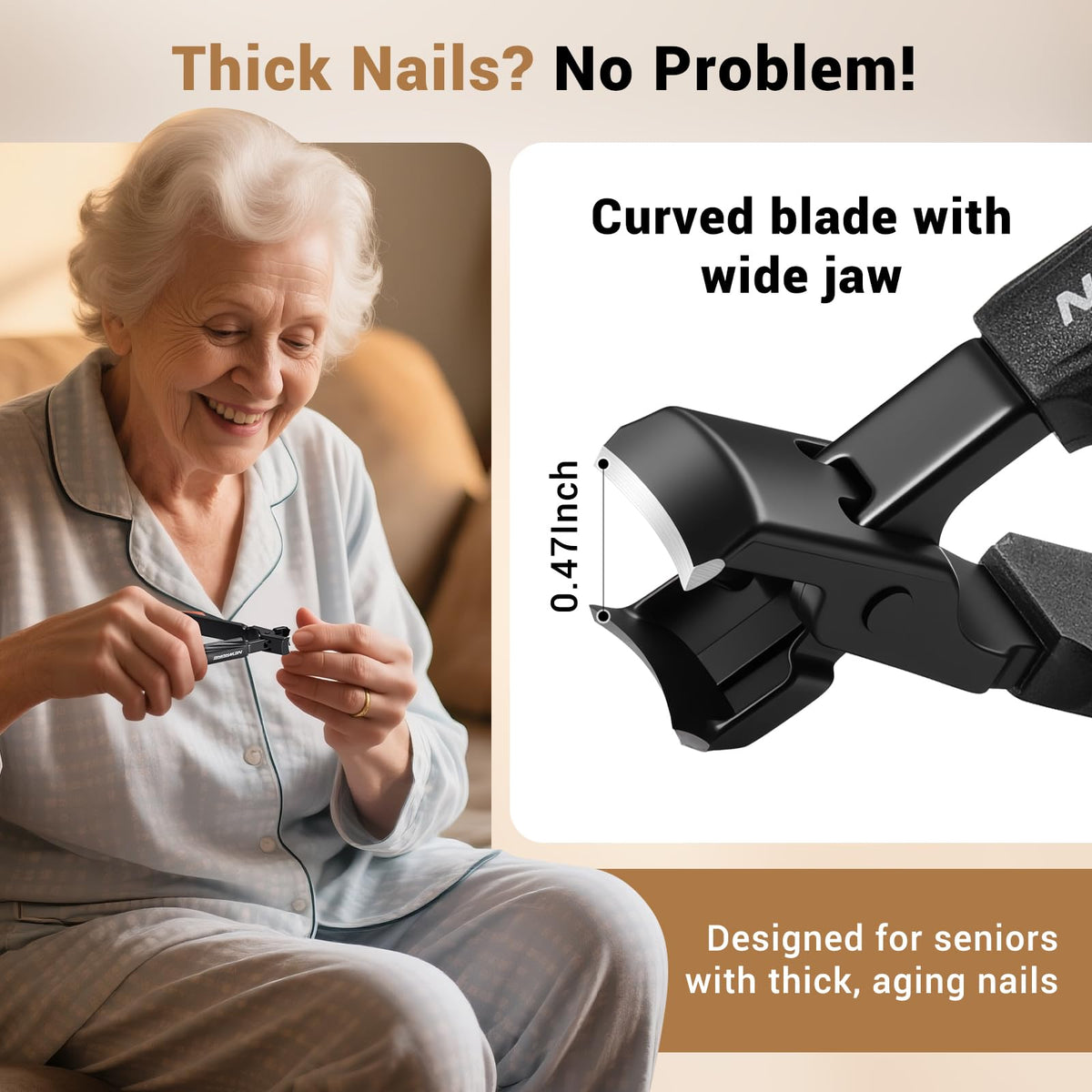 New Huing 360° rotating head for easy reach