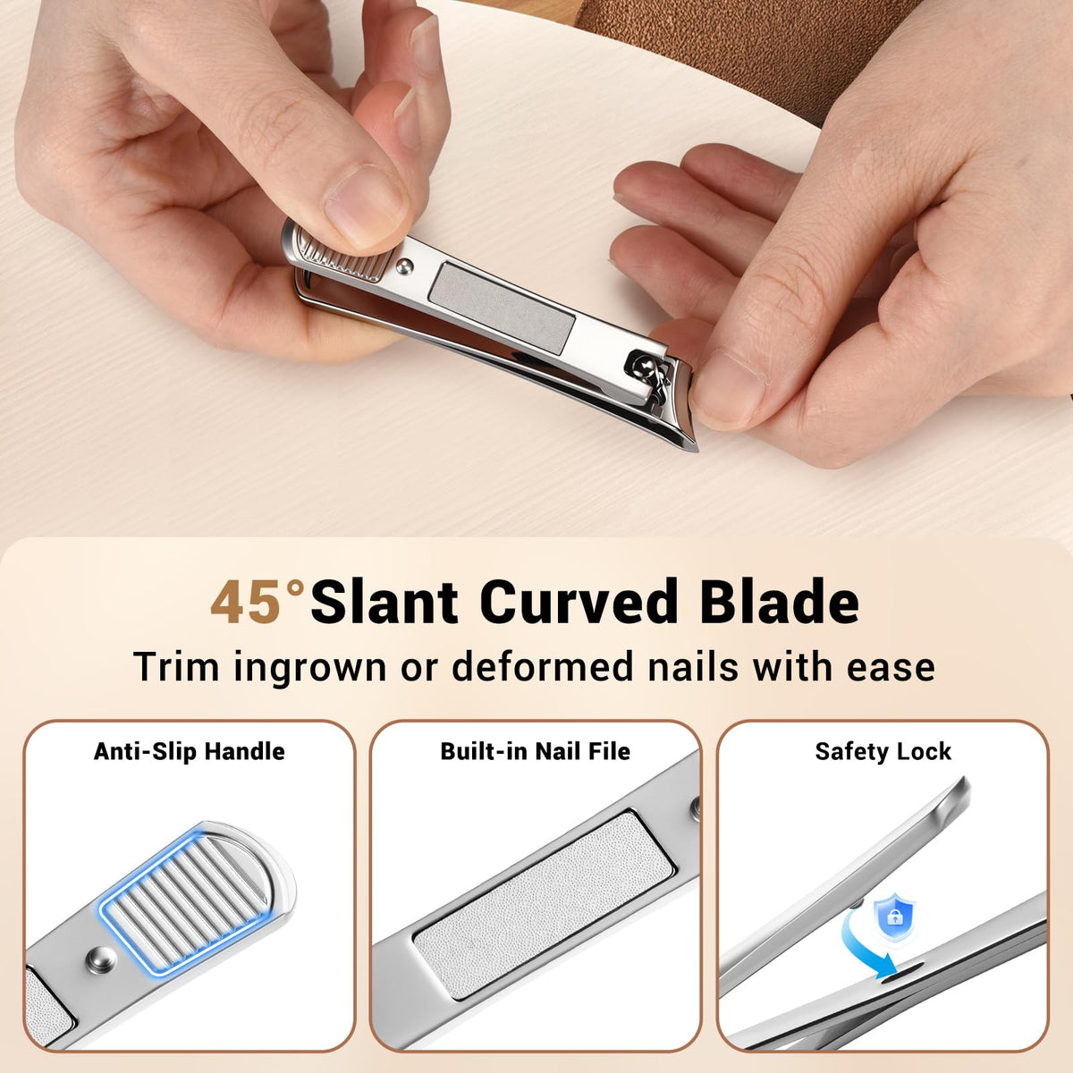 New Huing included nail files and tools for edge finishing