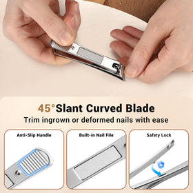 New Huing included nail files and tools for edge finishing
