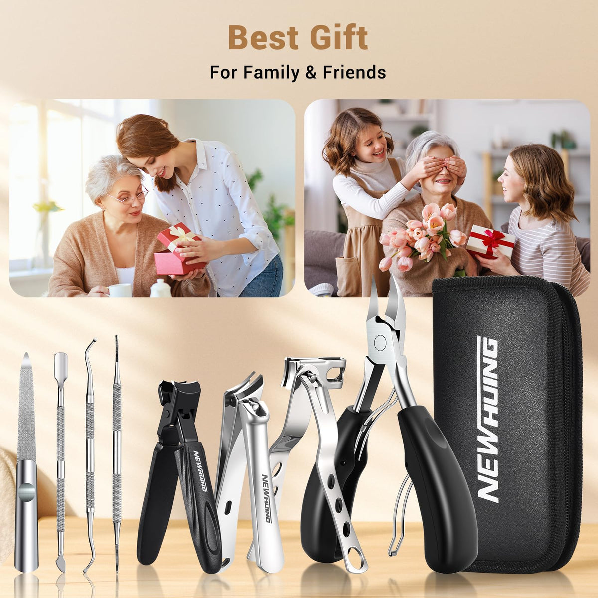 New Huing senior pedicure set for comfortable trimming