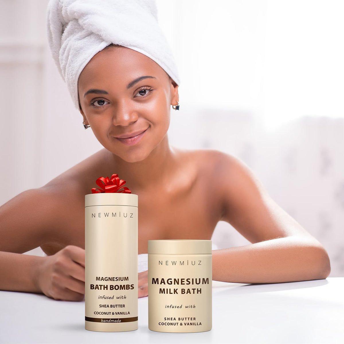 New Miuz spa-scene bath suggests a peaceful post-workout cooldown.