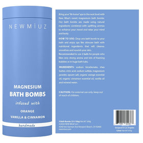 New Miuz spa-quality bath bombs for a luxurious home soak