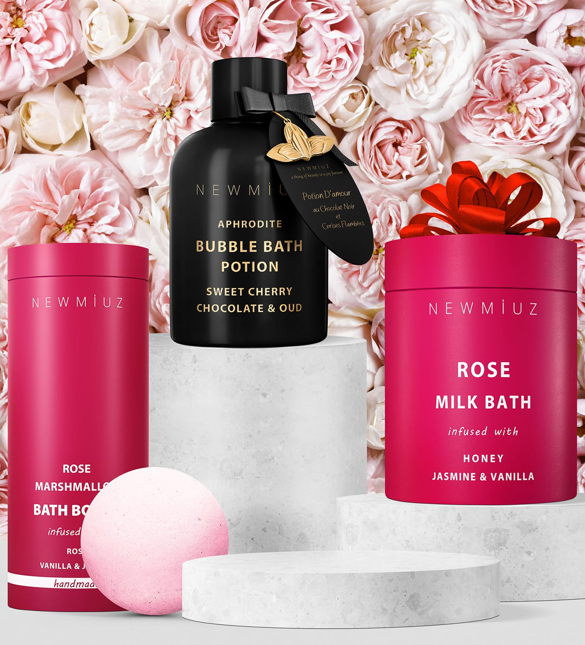 Thick lather provides long-lasting bubbles for a spa-like soak